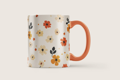 Yellow Floral Digital Paper Product Image 3