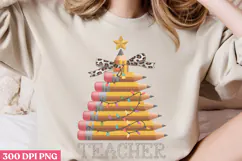Teacher PNG, Retro Teacher Sublimation PNG Product Image 3