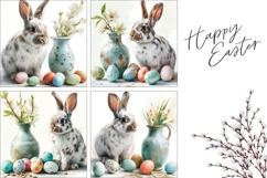 Cartoon Easter Pillow Design, Easter Bunny Pillow Case Product Image 3