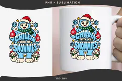 Christmas phrases png design for T-shirts Product Image 3