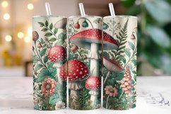 Mushroom Tumbler Wrap | Sublimation | Tumblers Product Image 1