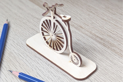 Circus Bicycle - laser cut file, SVG DXF file Product Image 9