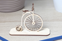 Circus Bicycle - laser cut file, SVG DXF file Product Image 5