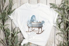 Blue Pastel Nursery Sublimation Clipart Product Image 3