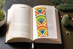 Rainbow Retro PNG Bookmark Sublimation Design Product Image 3