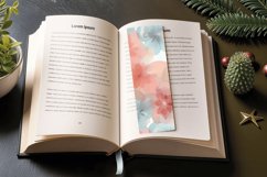 Pastel Floral Book PNG Bookmark Sublimation Designs Product Image 3