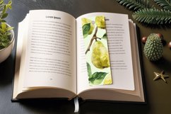 Watercolor Pears PNG Bookmark Sublimation Design Product Image 3