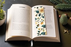Floral Honeybees PNG Bookmark Sublimation Designs Product Image 3