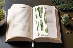 Western Cactus Boho PNG Bookmark Sublimation Designs Product Image 3