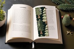 Knitted Pine Trees Forest PNG Bookmark Sublimation Designs Product Image 3