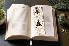 Beige Christmas PNG Bookmark Sublimation Design Product Image 3