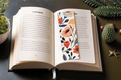 Whimsical Poppy Flowers PNG Bookmark Sublimation Designs Product Image 3