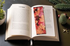 Watercolor Maple Leaves PNG Bookmark Sublimation Designs Product Image 3