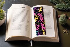 Neon Leopard Print PNG Bookmark Sublimation Designs Product Image 3