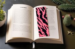 Pink Animal Print PNG Bookmark Sublimation Designs Product Image 3