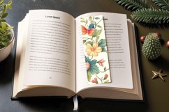 Flowers and Butterflies PNG Bookmark Sublimation Designs Product Image 3