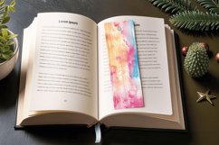 Abstract Watercolor Boho PNG Bookmark Sublimation Designs Product Image 3