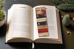 Patriotic Wood PNG Bookmark Sublimation Design Product Image 3
