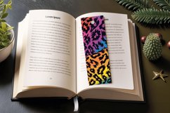 Rainbow Animal Print PNG Bookmark Sublimation Designs Product Image 3