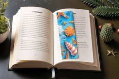 3D Beach Life PNG Bookmark Sublimation Designs Product Image 3