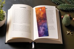 Galaxy Shimmer Celestial PNG Bookmark Sublimation Design Product Image 3