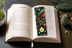 Festive Christmas PNG Bookmark Sublimation Design Product Image 3