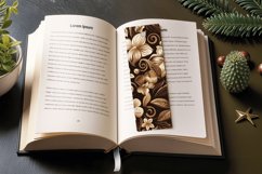 Floral Coffee PNG Bookmark Sublimation Designs Product Image 3