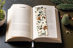 Vintage Chill Floral PNG Bookmark Sublimation Design Product Image 3