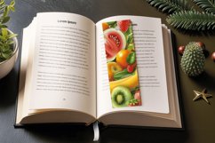 Summer 3D Fruits PNG Bookmark Sublimation Designs Product Image 3