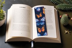 Gales Butterflies PNG Bookmark Sublimation Design Product Image 3