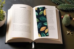 Leaf Harmony PNG Bookmark Sublimation Design Product Image 3