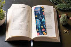 Festive Elephants PNG Bookmark Sublimation Design Product Image 3