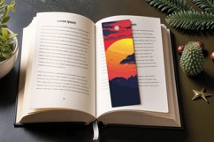 African Safari Sunset PNG Bookmark Sublimation Designs Product Image 3