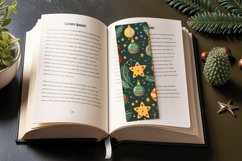Festive Joyful Merry Christmas PNG Bookmark Sublimation Desi Product Image 3