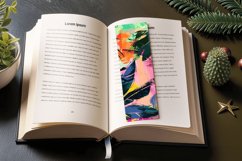 Exotic Mixed Media Paint PNG Bookmark Sublimation Designs Product Image 3