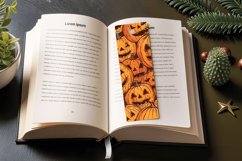 Halloween Pumpkins PNG Bookmark Sublimation Design Product Image 3