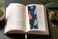 Whimsical Christmas PNG Bookmark Sublimation Design Product Image 3