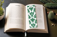 Green and White PNG Bookmark Sublimation Design Product Image 3