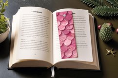 Pink Mermaid Scales PNG Bookmark Sublimation Designs Product Image 3