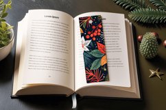 Colorful Christmas PNG Bookmark Sublimation Design Product Image 3