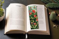 Geranium Flower Garden PNG Bookmark Sublimation Designs Product Image 3