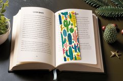 Fun Cactus PNG Bookmark Sublimation Design Product Image 3