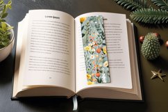 Delicate Flowers Garden PNG Bookmark Sublimation Designs Product Image 3