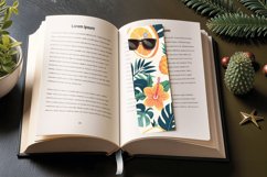 Tropical Summer Beach PNG Bookmark Sublimation Designs Product Image 3