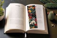 Cottage core Floral Garden Fabric PNG Bookmark Sublimation D Product Image 3