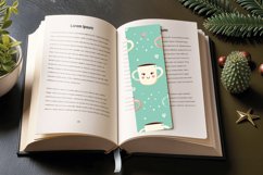 Kawaii Coffee Mug PNG Bookmark Sublimation Design Product Image 3