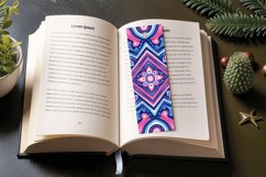 Crafted Pink &amp; Blue PNG Bookmark Sublimation Des Product Image 3
