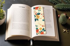 Floral Butterfly Garden PNG Bookmark Sublimation Designs Product Image 3