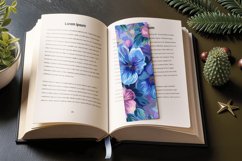 Pastel Oil Paint Flowers PNG Bookmark Sublimation Designs Product Image 3