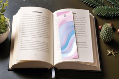 Abstract Pastel Ombre PNG Bookmark Sublimation Designs Product Image 3